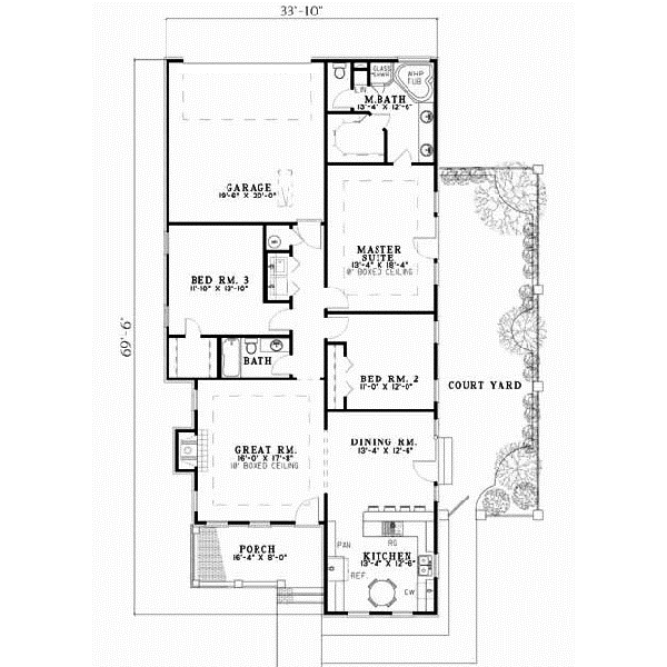 Main Floor Plan: 12-206