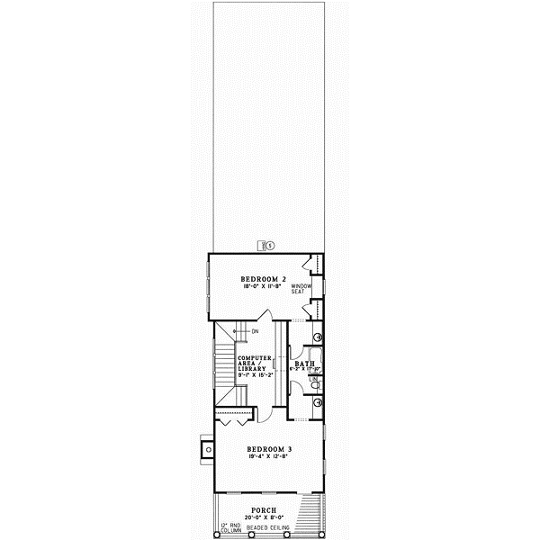 Upper/Second Floor Plan: 12-207