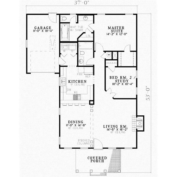Main Floor Plan: 12-208