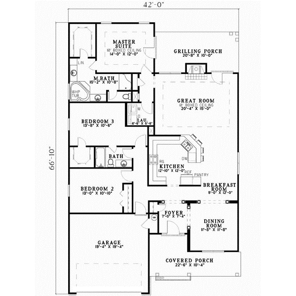 Main Floor Plan: 12-210