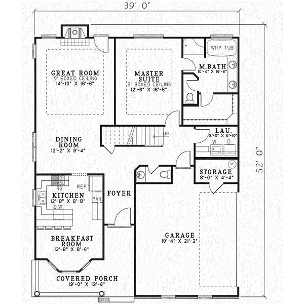 Main Floor Plan: 12-212