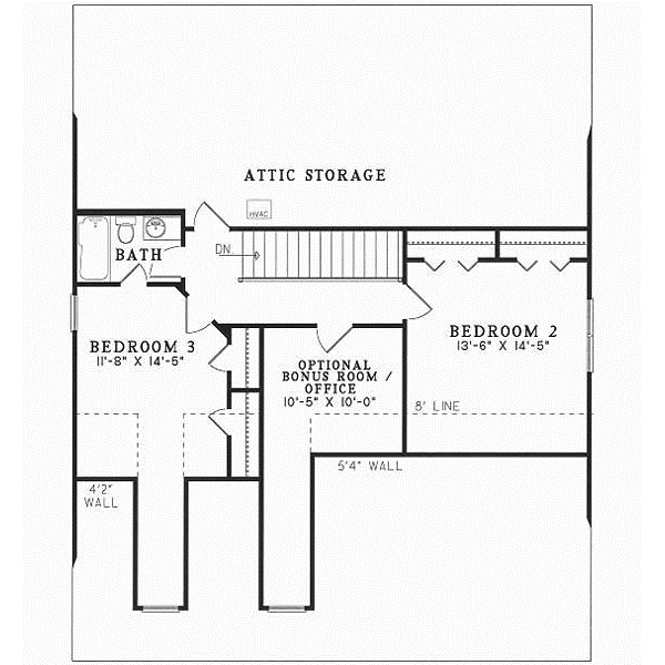 Upper/Second Floor Plan:12-212