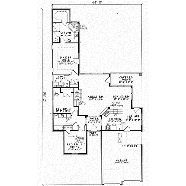 Main Floor Plan: 12-214