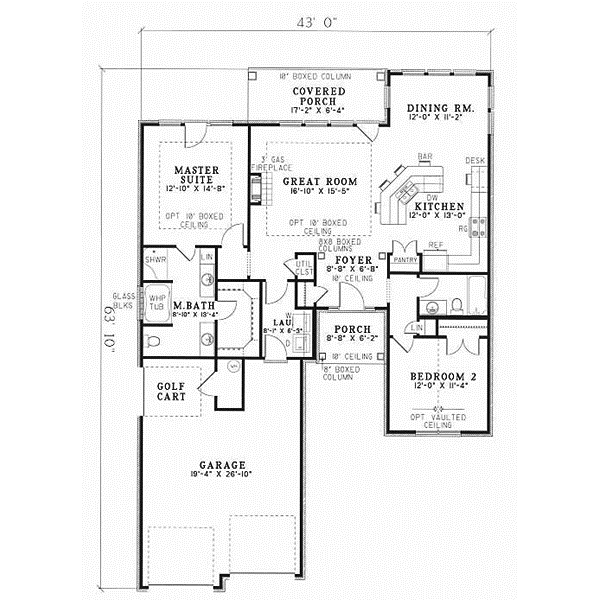 Main Floor Plan: 12-218
