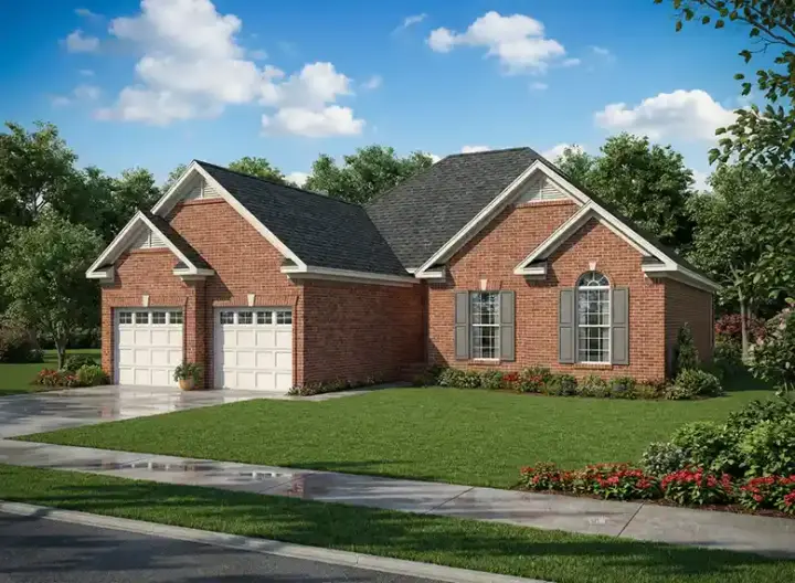 Traditional house plans 12-223 - front exterior, 1,472 sq ft, 3 bed, 2 bath house plans | Monster House Plans
