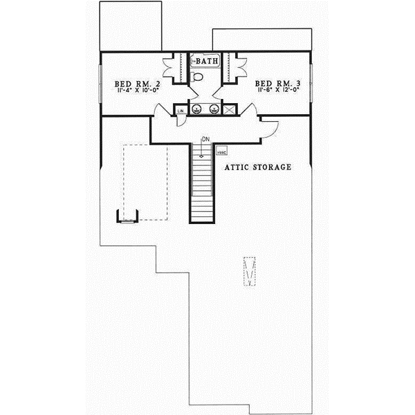 Upper/Second Floor Plan: 12-224