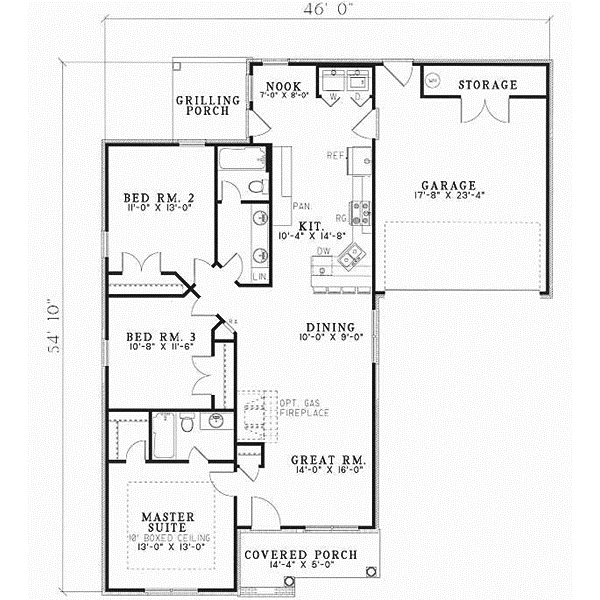 Main Floor Plan: 12-228