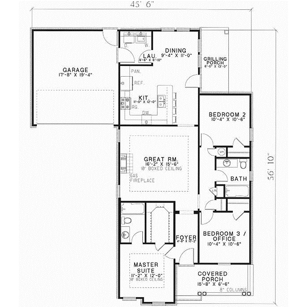 Main Floor Plan: 12-229
