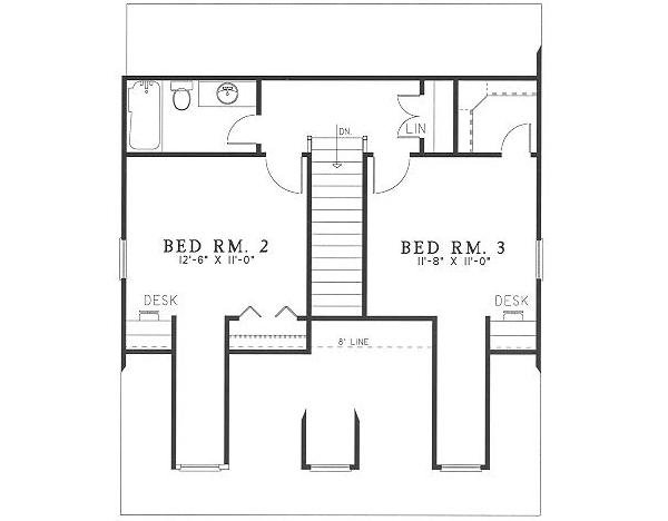 Upper/Second Floor Plan: 12-230