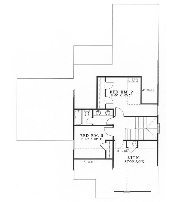Upper/Second Floor Plan: 12-231