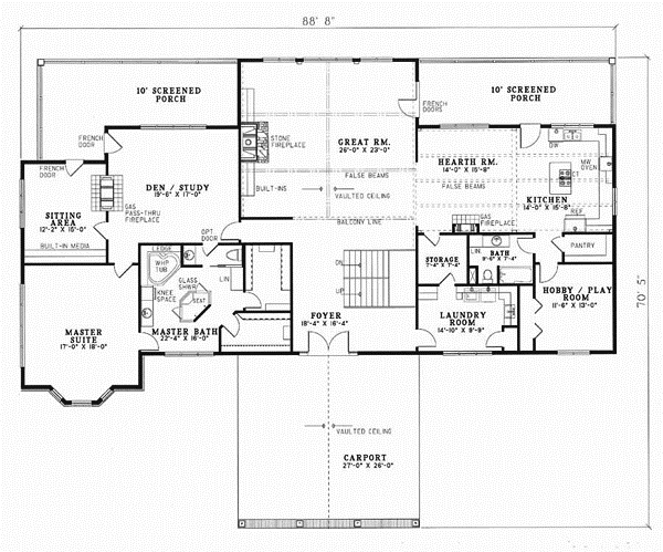 Main Floor Plan: 12-232