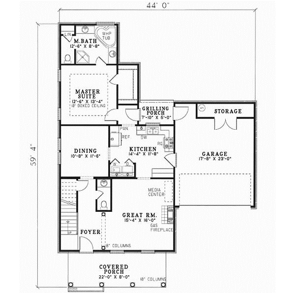 Main Floor Plan: 12-233