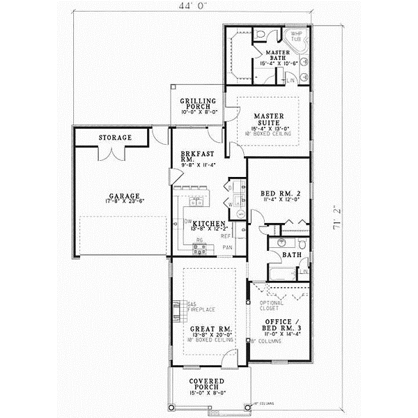 Main Floor Plan: 12-234