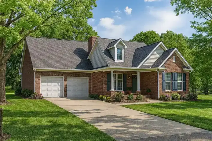 Country house plans 12-236 - front exterior, 1,452 sq ft, 3 bed, 2 bath house plans | Monster House Plans