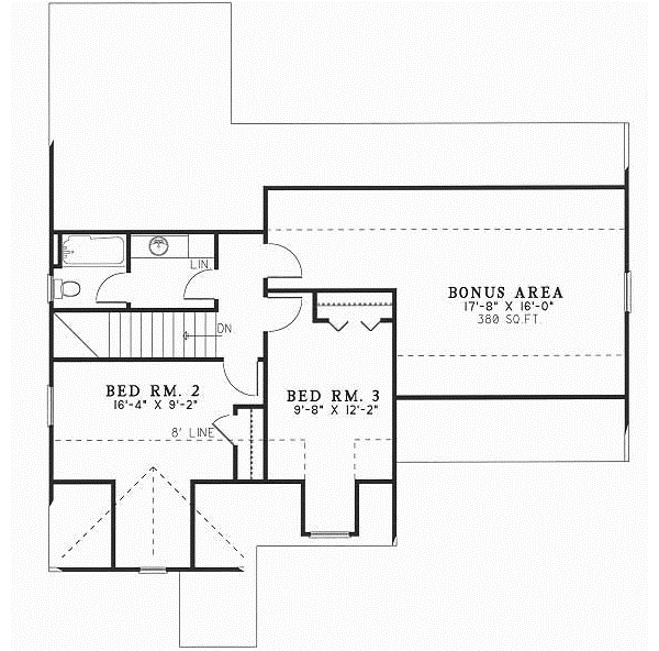 Upper/Second Floor Plan: 12-237