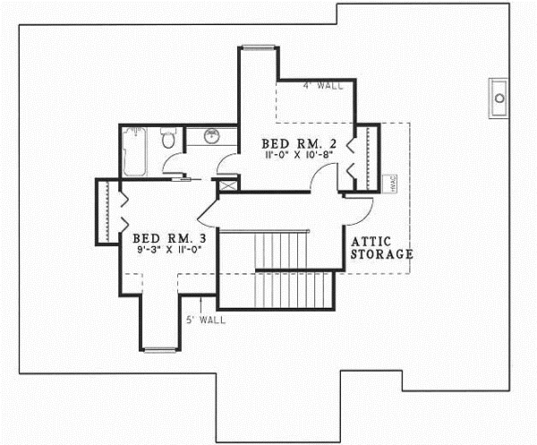 Upper/Second Floor Plan: 12-240