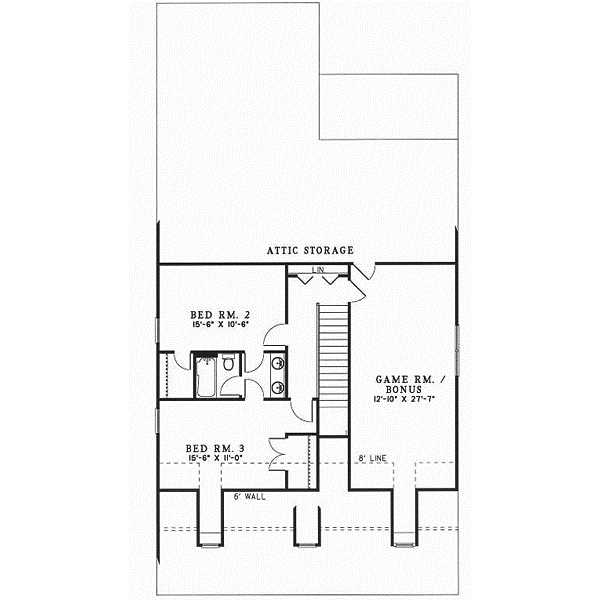 Upper/Second Floor Plan: 12-242