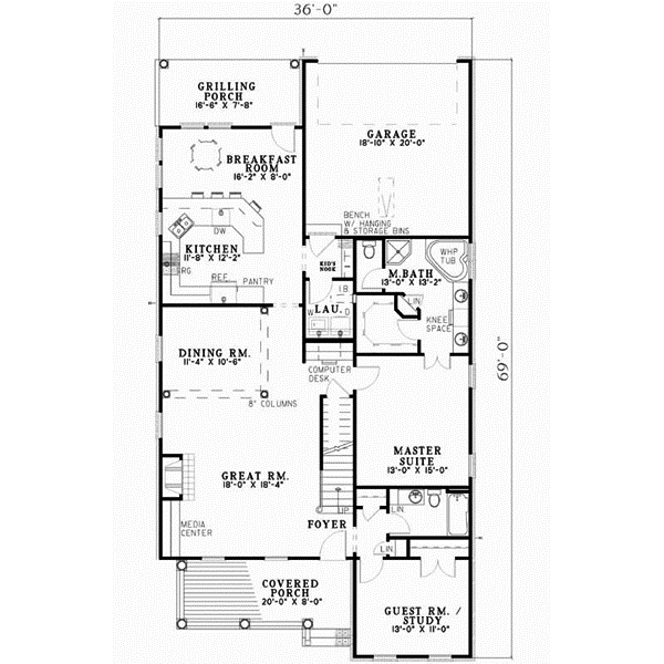 Main Floor Plan: 12-243