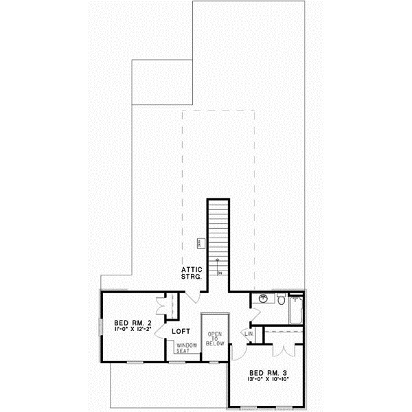 Upper/Second Floor Plan: 12-244