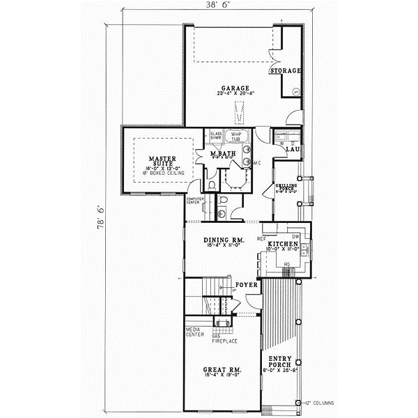 Main Floor Plan: 12-245