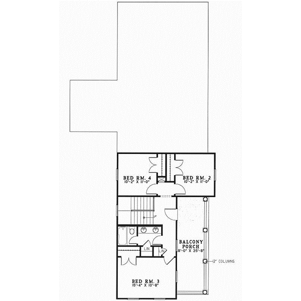 Upper/Second Floor Plan: 12-245