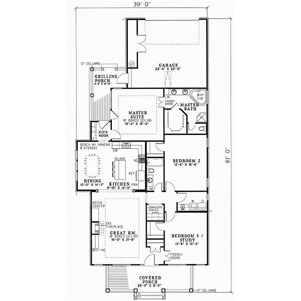 Main Floor Plan: 12-247
