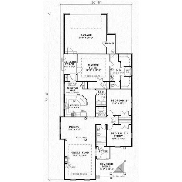 Main Floor Plan: 12-249