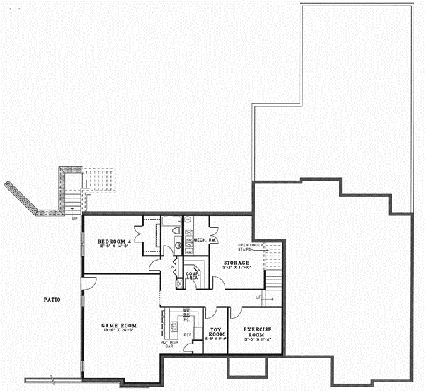 Lower Floor Plan: 12-250
