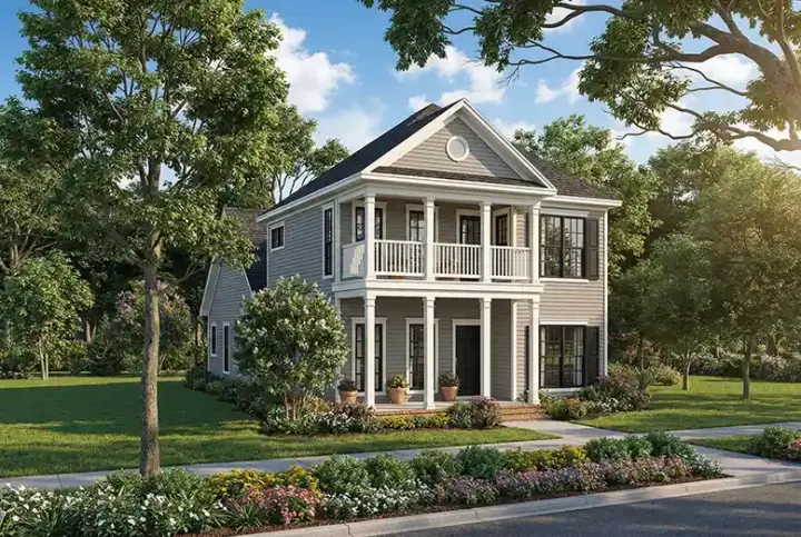 Southern house plans 12-251 - front exterior, 1,922 sq ft, 3 bed, 2 bath house plans | Monster House Plans