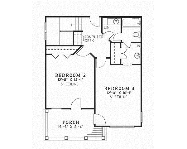 Upper/Second Floor Plan: 12-251