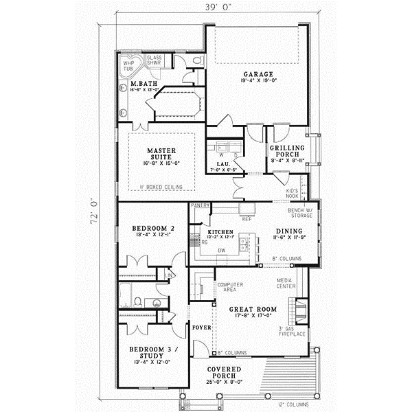 Main Floor Plan: 12-252