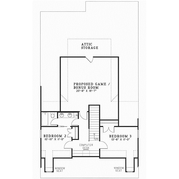 Upper/Second Floor Plan: 12-253