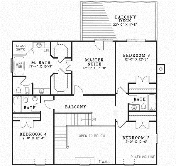 Upper/Second Floor Plan: 12-258