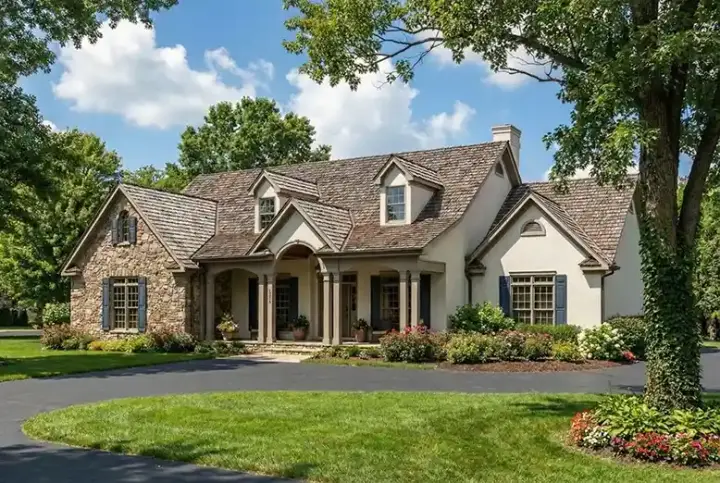 Country house plans 12-260 - front exterior, 2,742 sq ft, 4 bed, 2 bath house plans | Monster House Plans
