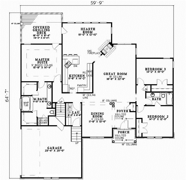 Main Floor Plan: 12-261
