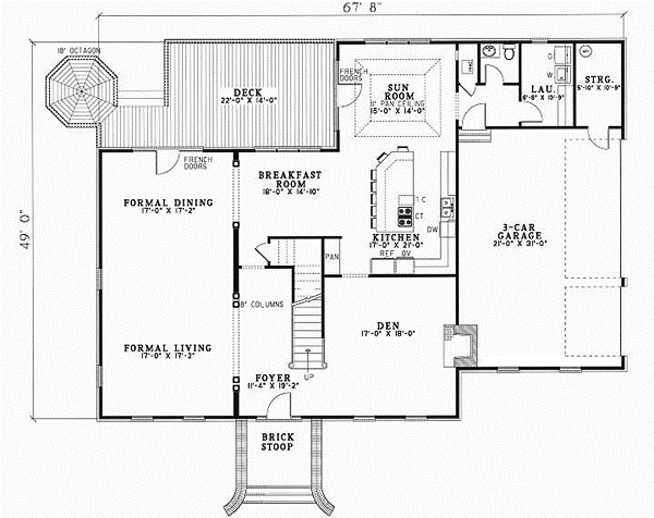 Main Floor Plan: 12-265