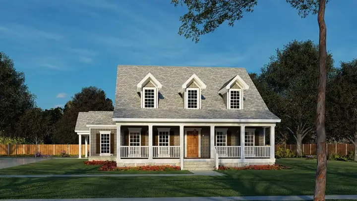 Country house plans 12-270 - front exterior, 2,186 sq ft, 4 bed, 3 bath house plans | Monster House Plans