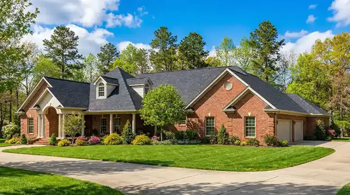 Traditional house plans 12-271 - front exterior, 5,724 sq ft, 5 bed, 4 bath house plans | Monster House Plans