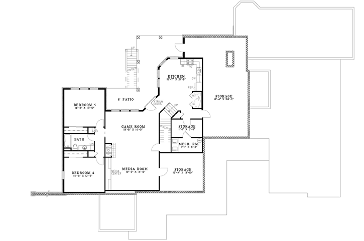 Lower Floor Plan: 12-271