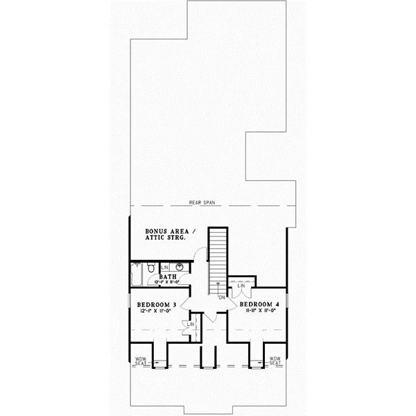 Upper/Second Floor Plan: 12-273