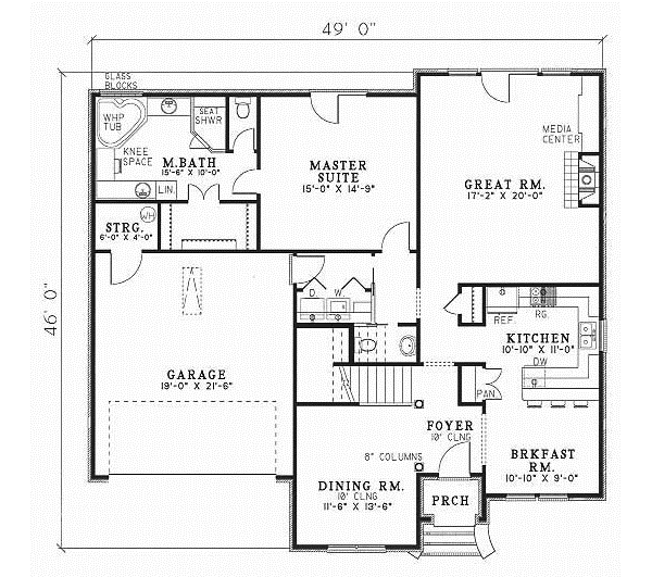 Main Floor Plan: 12-275