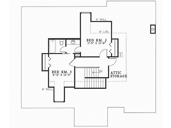 Upper/Second Floor Plan: 12-275