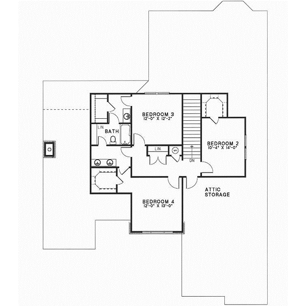 Upper/Second Floor Plan: 12-277