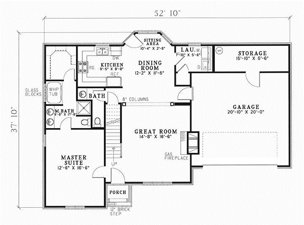 Main Floor Plan: 12-278
