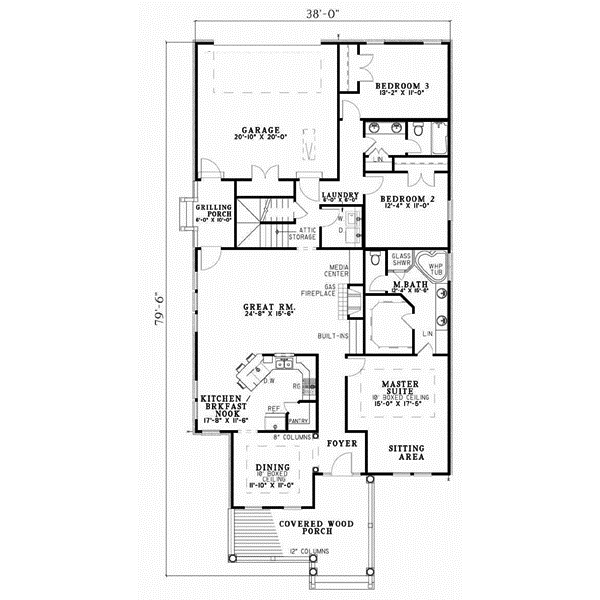 Main Floor Plan: 12-279