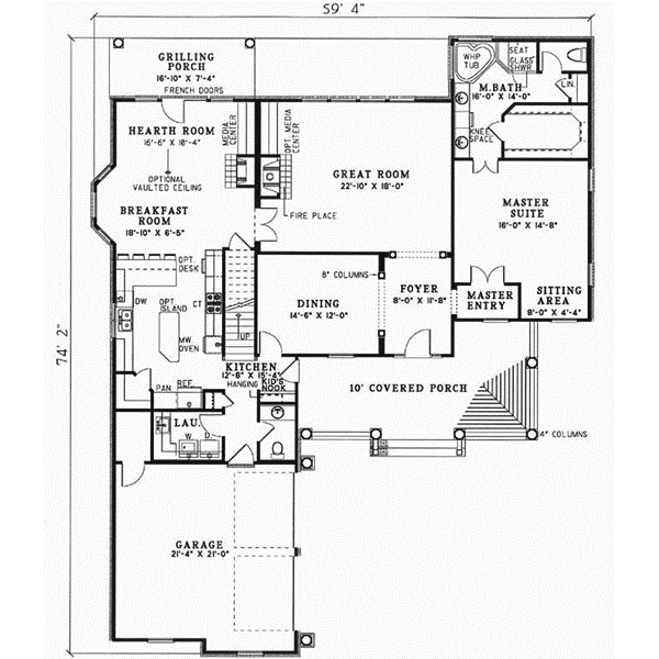 Main Floor Plan: 12-282