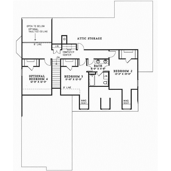 Upper/Second Floor Plan: 12-282