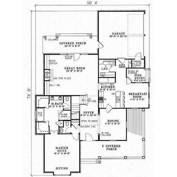 Main Floor Plan: 12-284