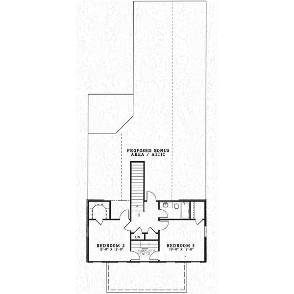 Upper/Second Floor Plan: 12-285
