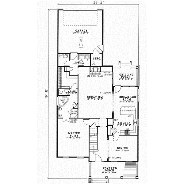 Main Floor Plan: 12-286